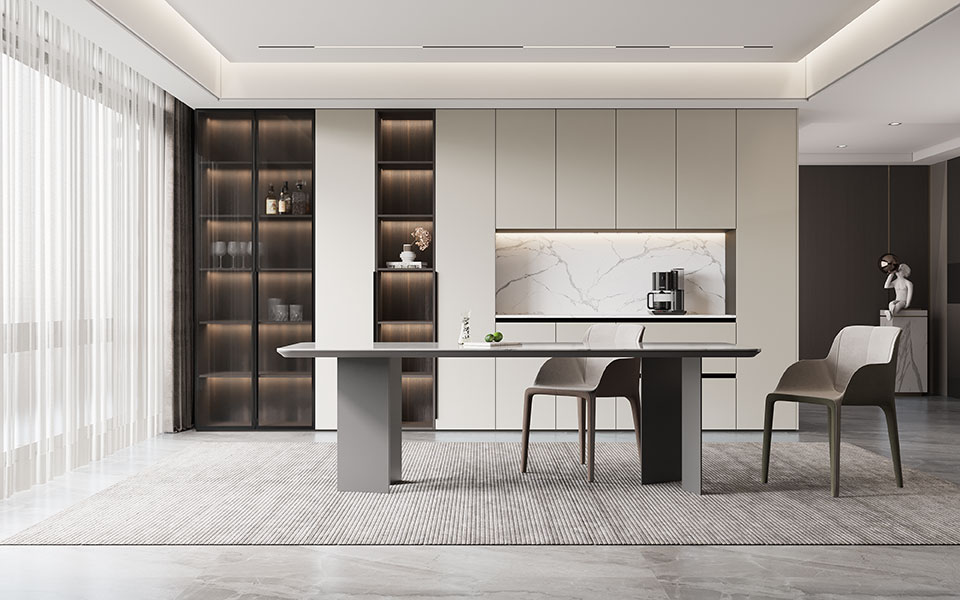 煙熏系列-餐邊柜